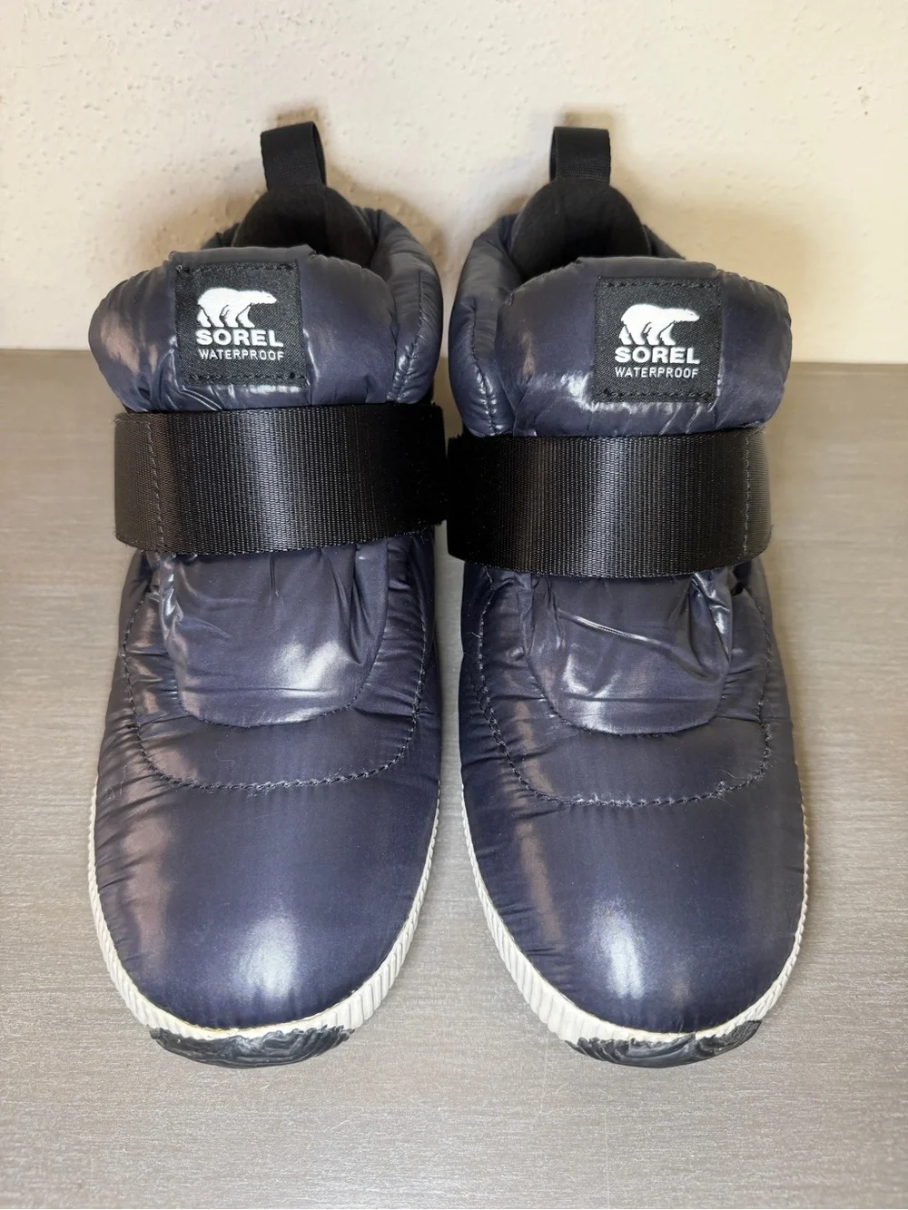 Sorel Out N About Puffy Waterproof Winter Snow Boots Women’s Size 10 Blue Winter